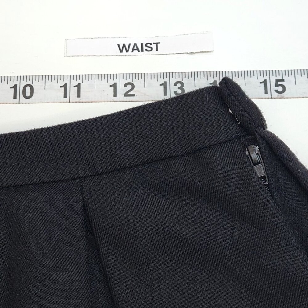 NEW Hot Topic Pleated Cheer Skirt Juniors Medium M Black Mini Tennis Goth FF12D - Picture 5 of 6